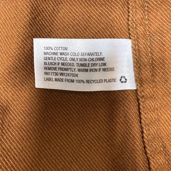 Original Use Men's Brown Aztec Flannel Hooded Long Sleeve Button Down Shirt XS - Picture 7 of 9